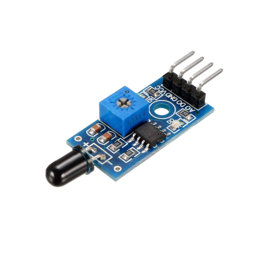 Arduino Ateş Alev Algılama Sensörü 4 Pinli