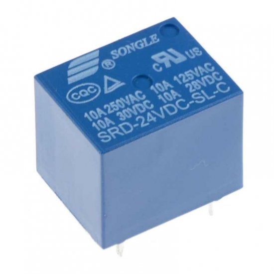 24v Dc Röle 250v 10A