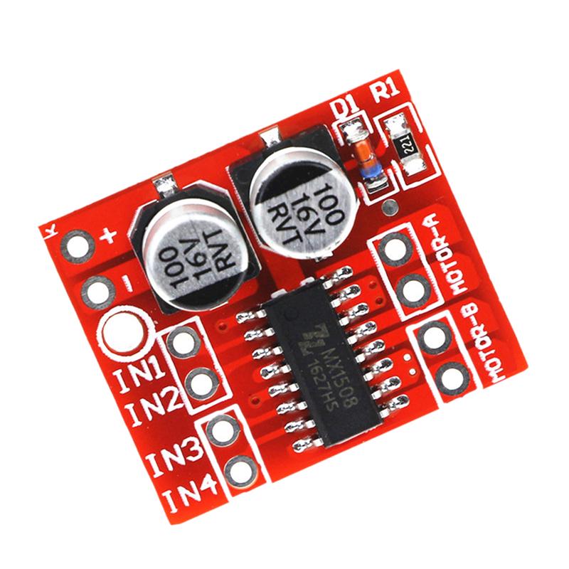 H-Köprülü Mini L298N Çift Motor Sürücüsü (H Bridge Motor Driver)
