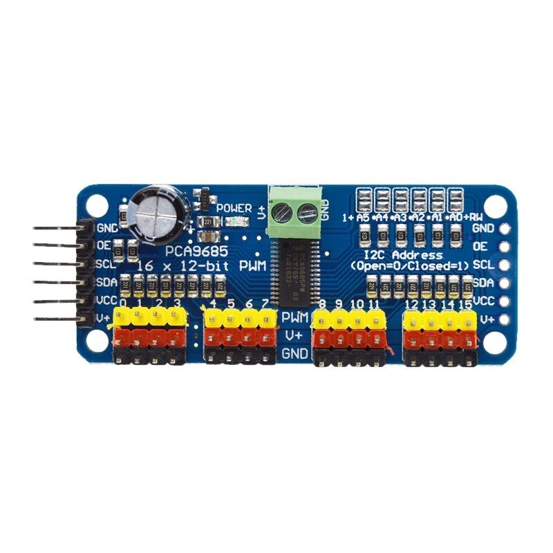 PCA9685 16 Kanal 12bit Pwm - Servo Sürücü