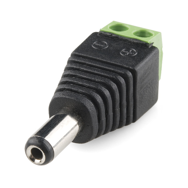 Klemens Girişli Erkek DC Barrel Jack - DC Barrel to Wire Jack