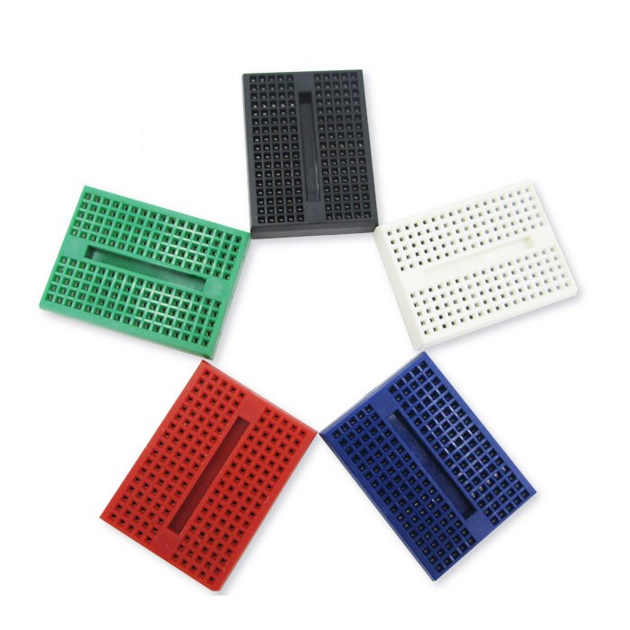 5 Adet Mini Breadboard-170 Hücreli Yapışkanlı