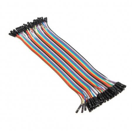 20cm Dupont Jumper Kablo (Dişi-Dişi) 40 adet