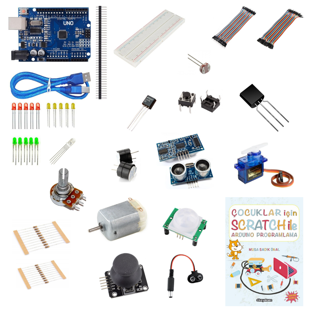 Scratch İle Arduino Proje Seti (Çocuklar için)